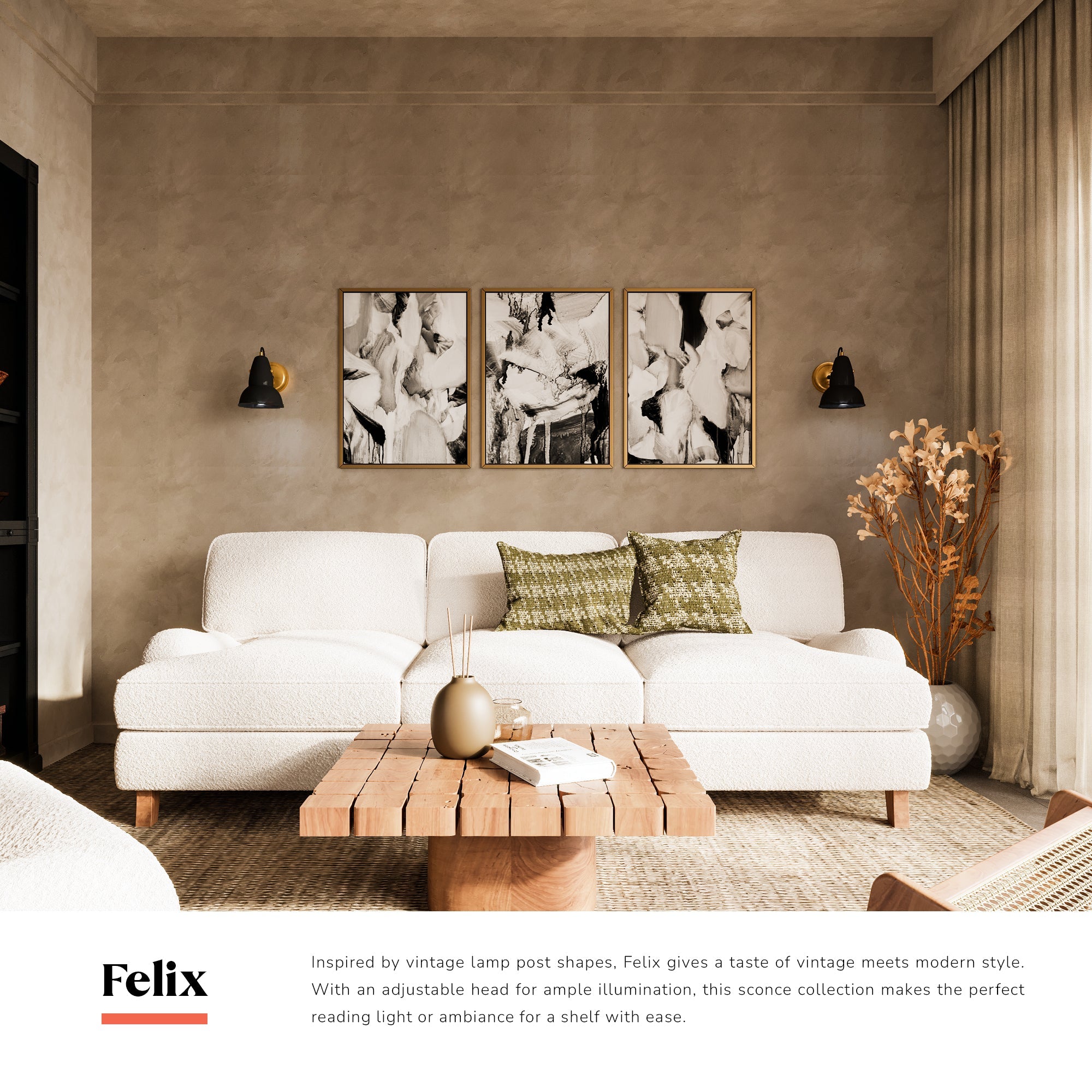 Felix 6-in Wall/Vanity Light