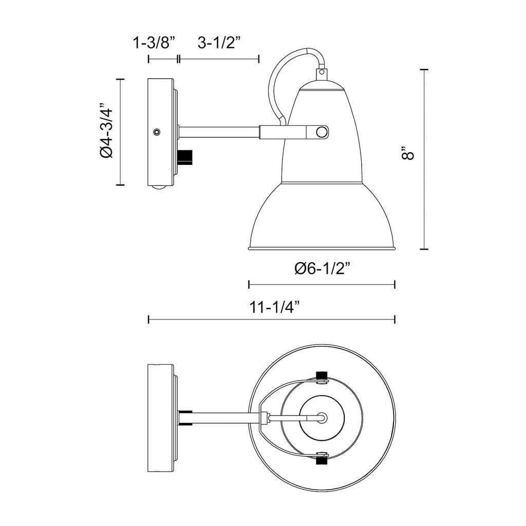 Felix 7-in Wall/Vanity Light