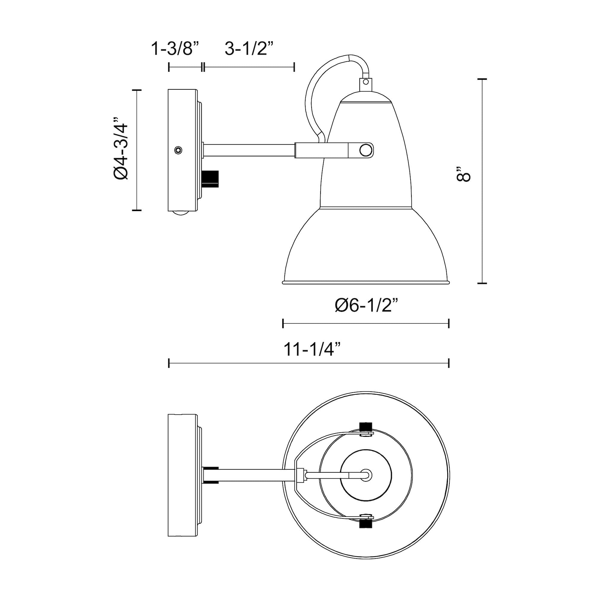 Felix 7-in Wall/Vanity Light