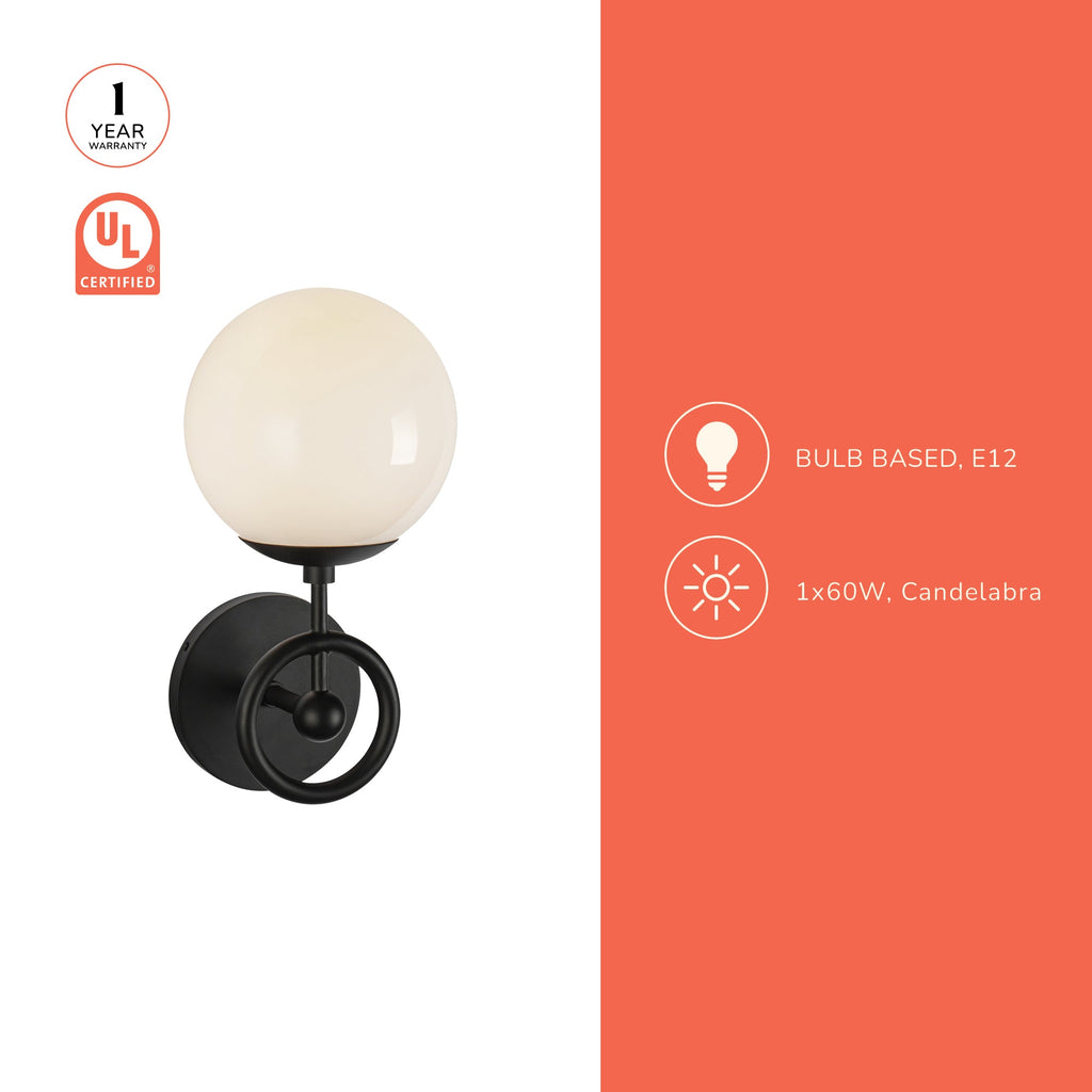 Fiore 6-in Wall/Vanity Light