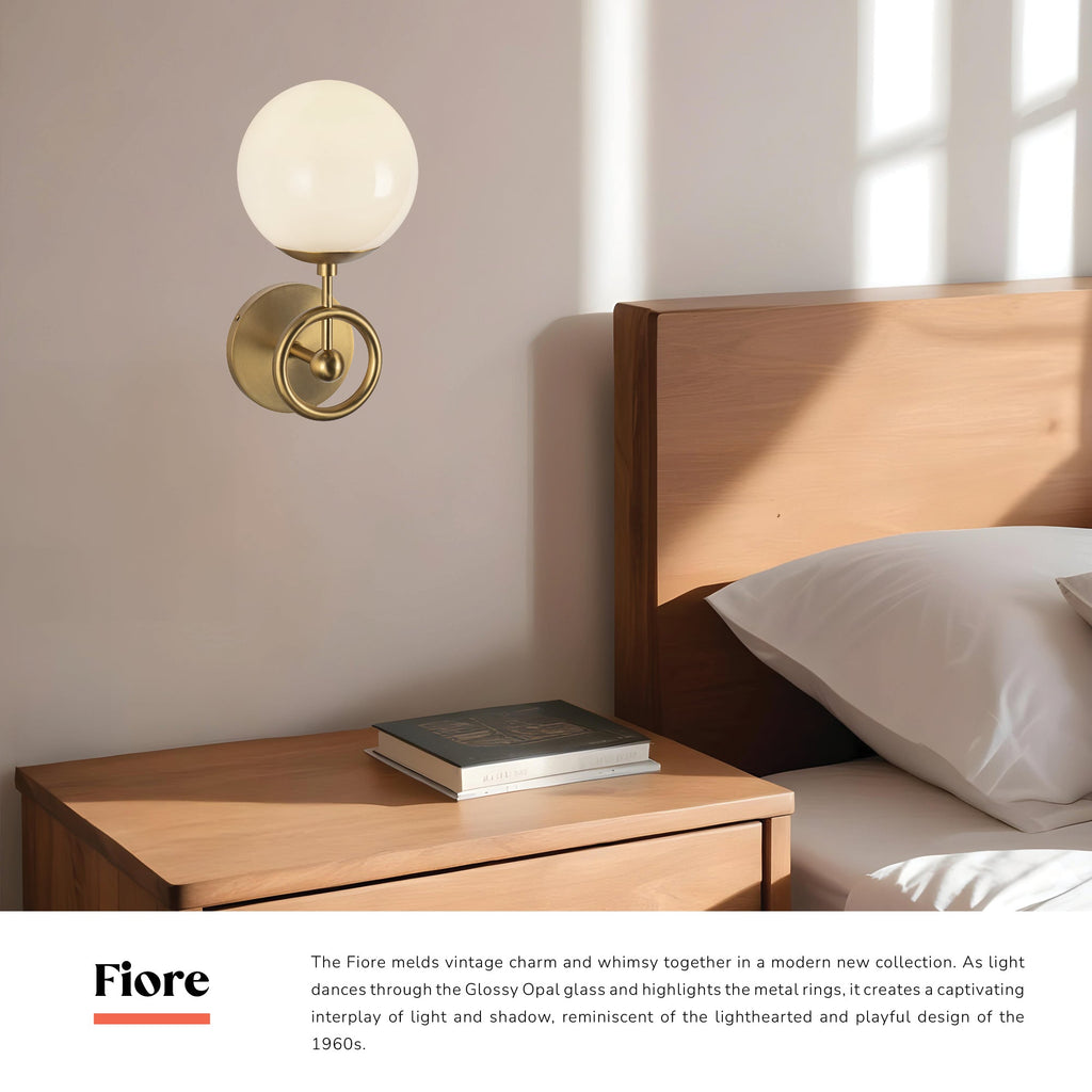 Fiore 6-in Wall/Vanity Light