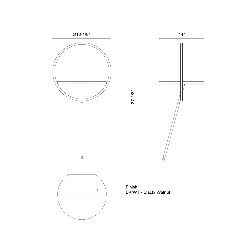 Maya 18-in Floor Lamp