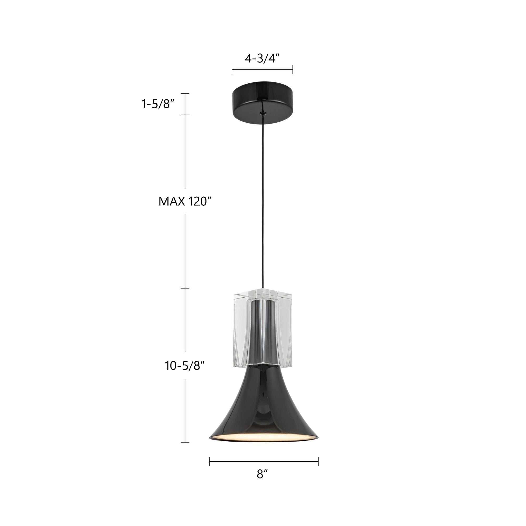 Floe 8-in Pendant