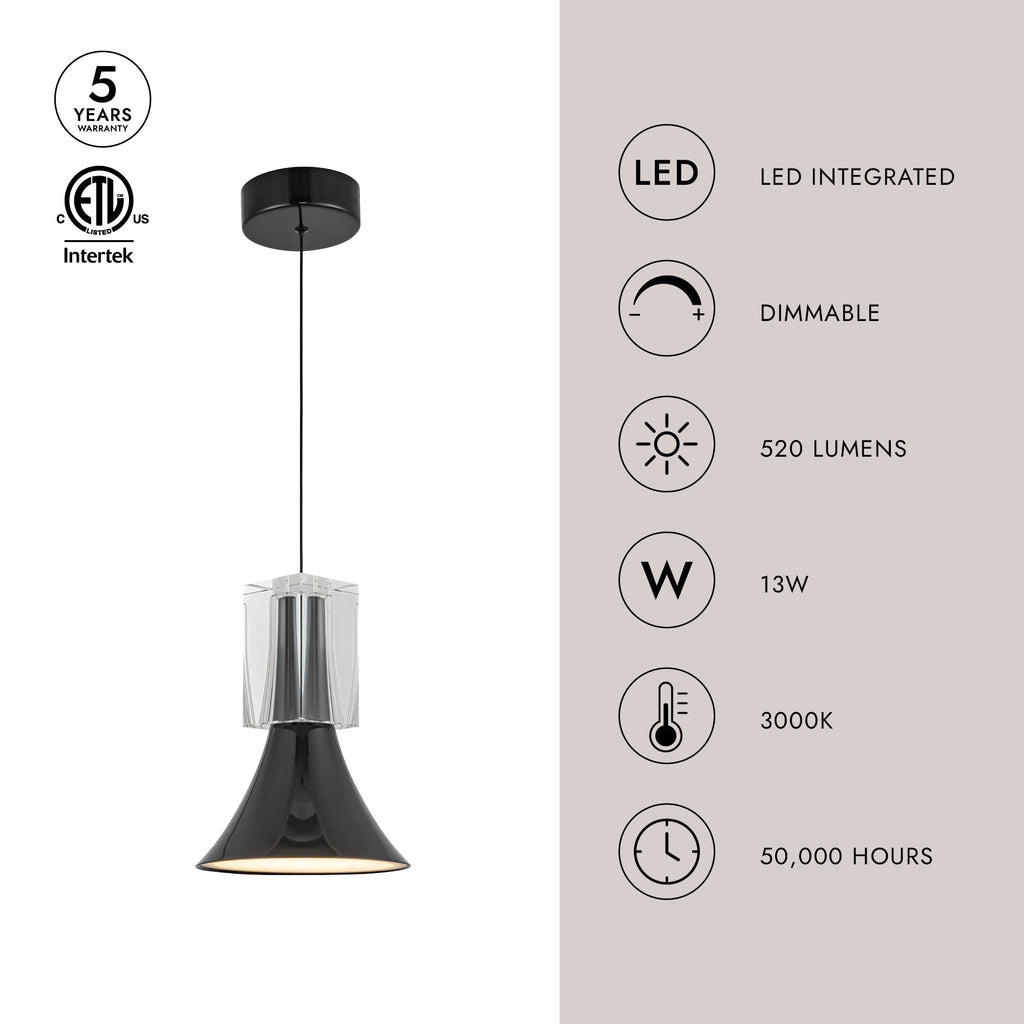 Floe 8-in Pendant