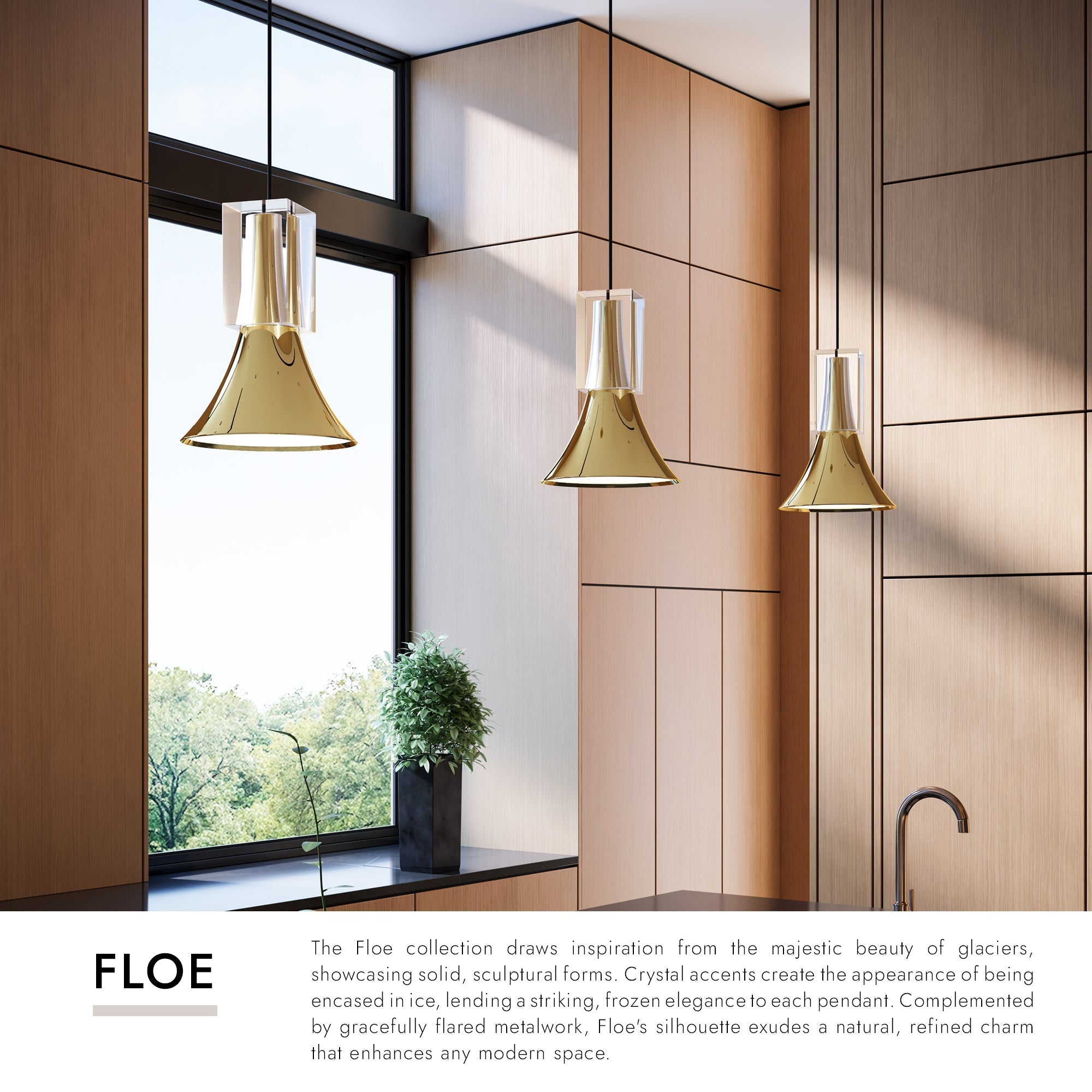 Floe 8-in Pendant