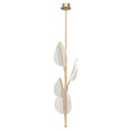 Flora 4 Head Pendant — Natural Brass