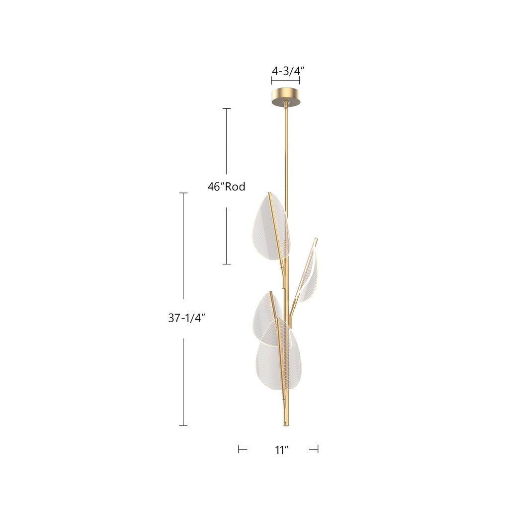 Flora 4 Head Pendant