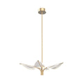Flora 5 Head Pendant — Natural Brass
