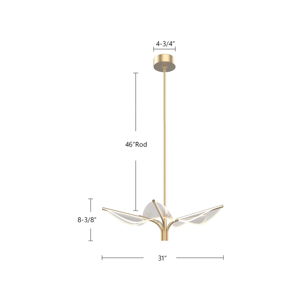 Flora 5 Head Pendant