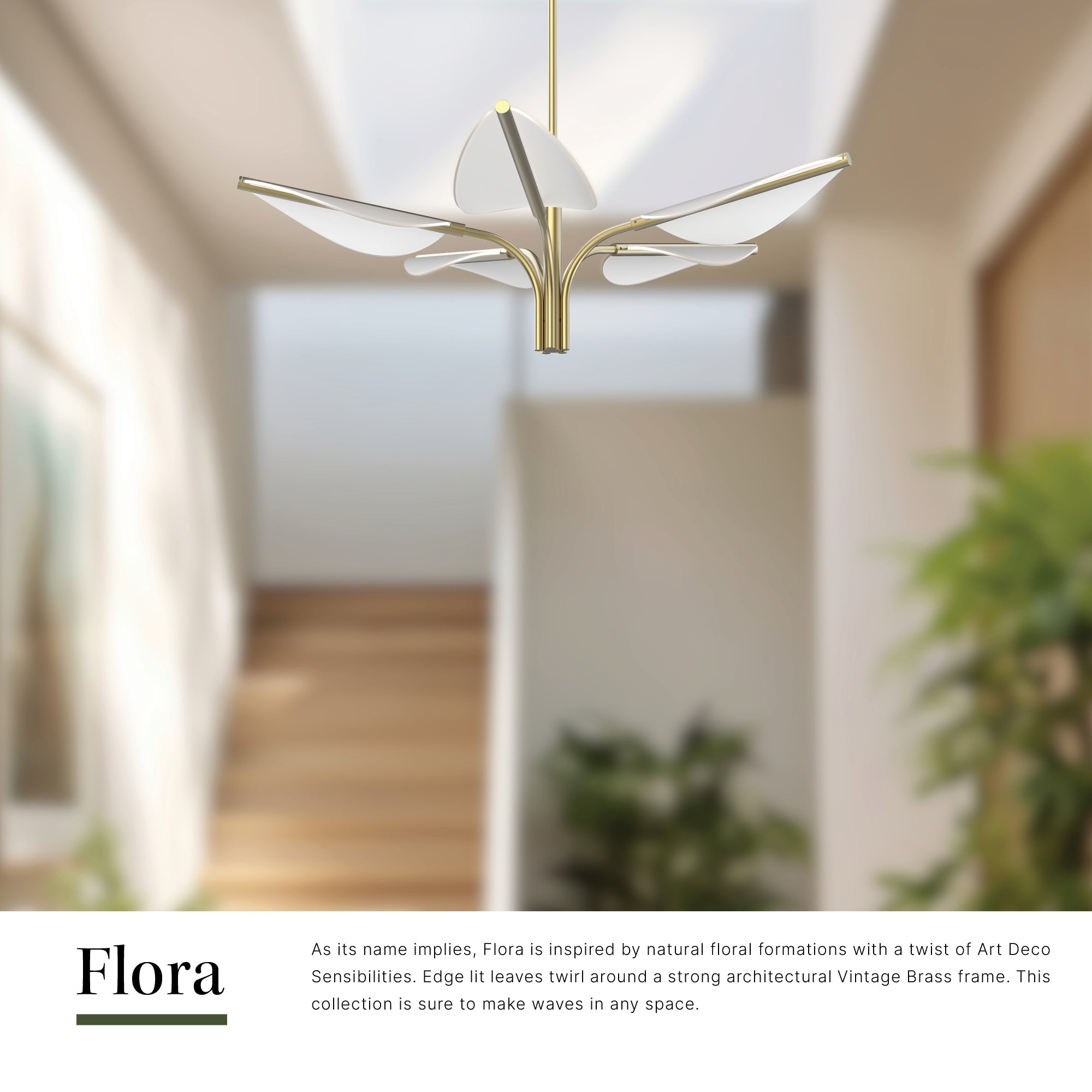 Flora 5 Head Pendant