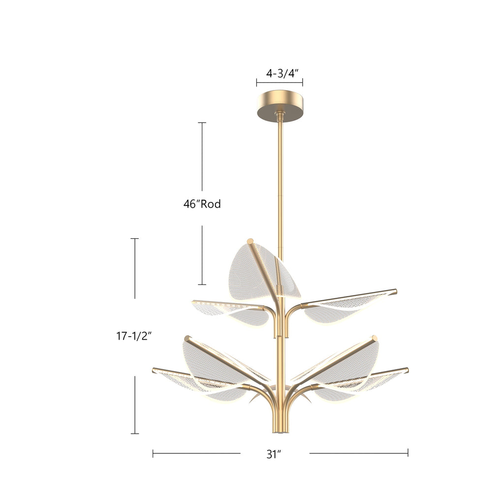 Flora 8 Head Pendant