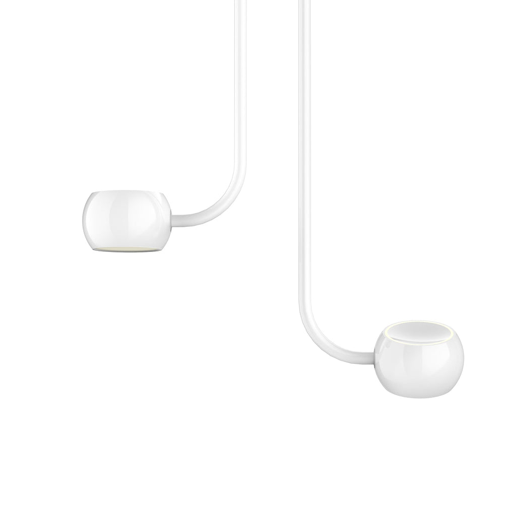 Flux 16-in Multi Pendant — Gloss White
