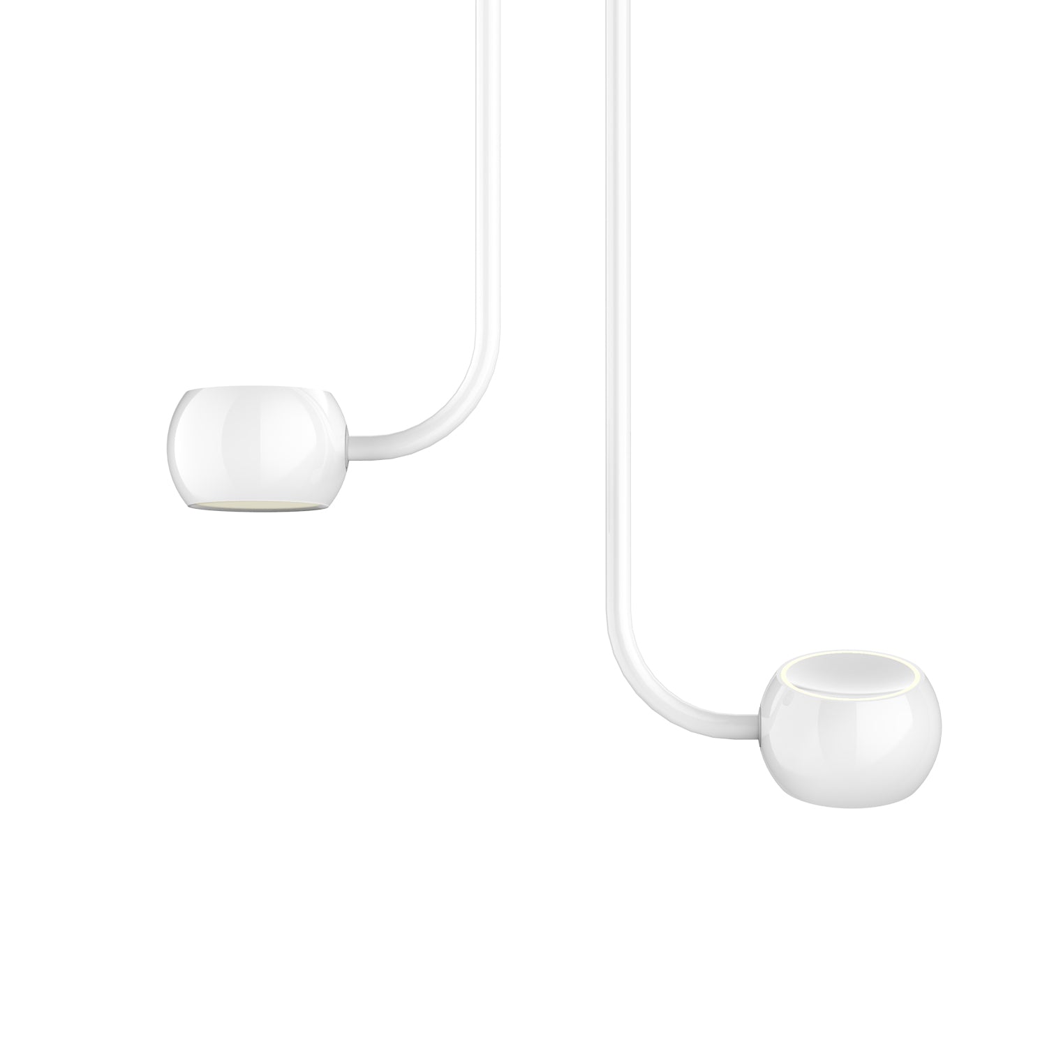 Flux 16-in Multi Pendant — Gloss White