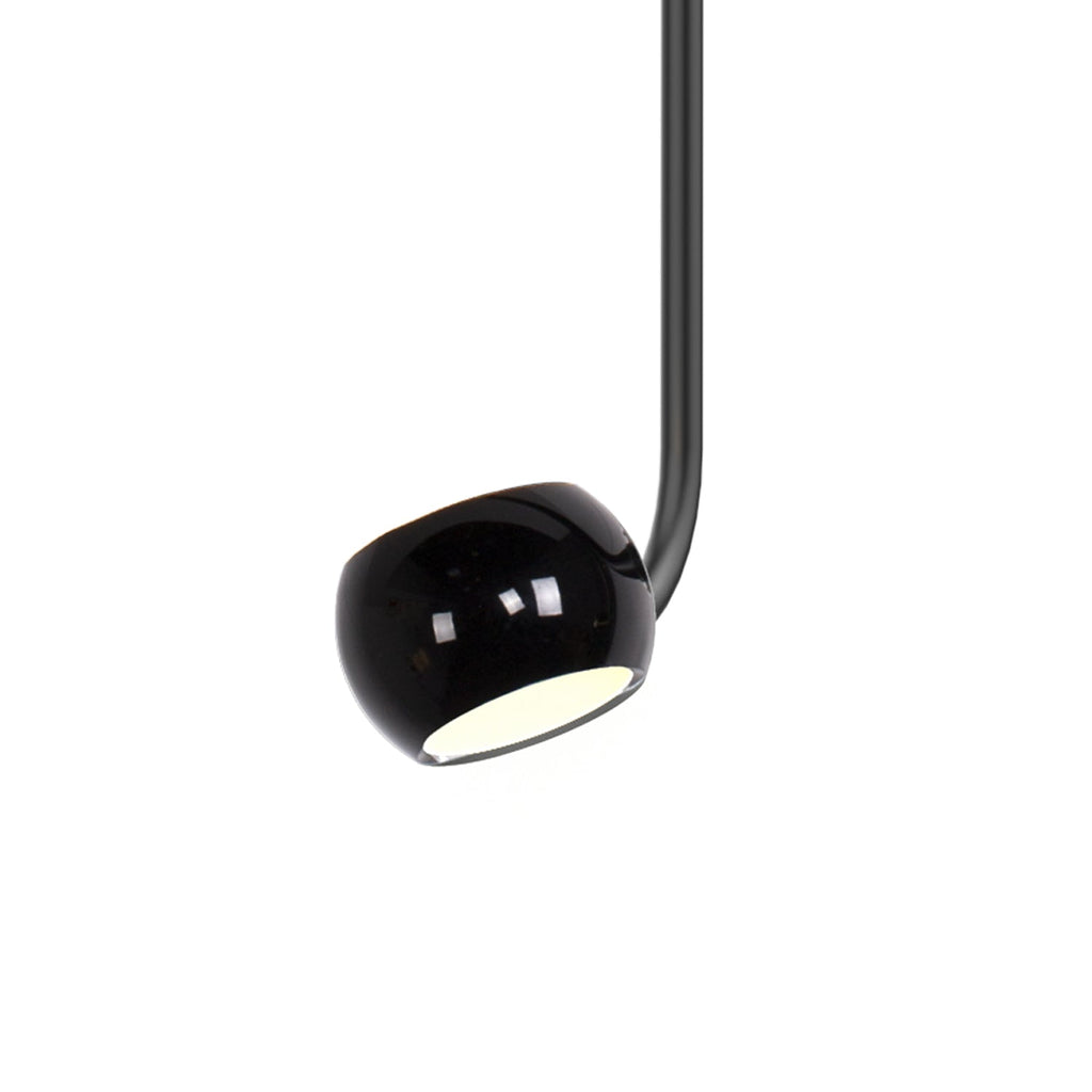 Flux 9-in Pendant — Glossy Black