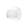 Flux 4-in Wall Sconce — Glossy White
