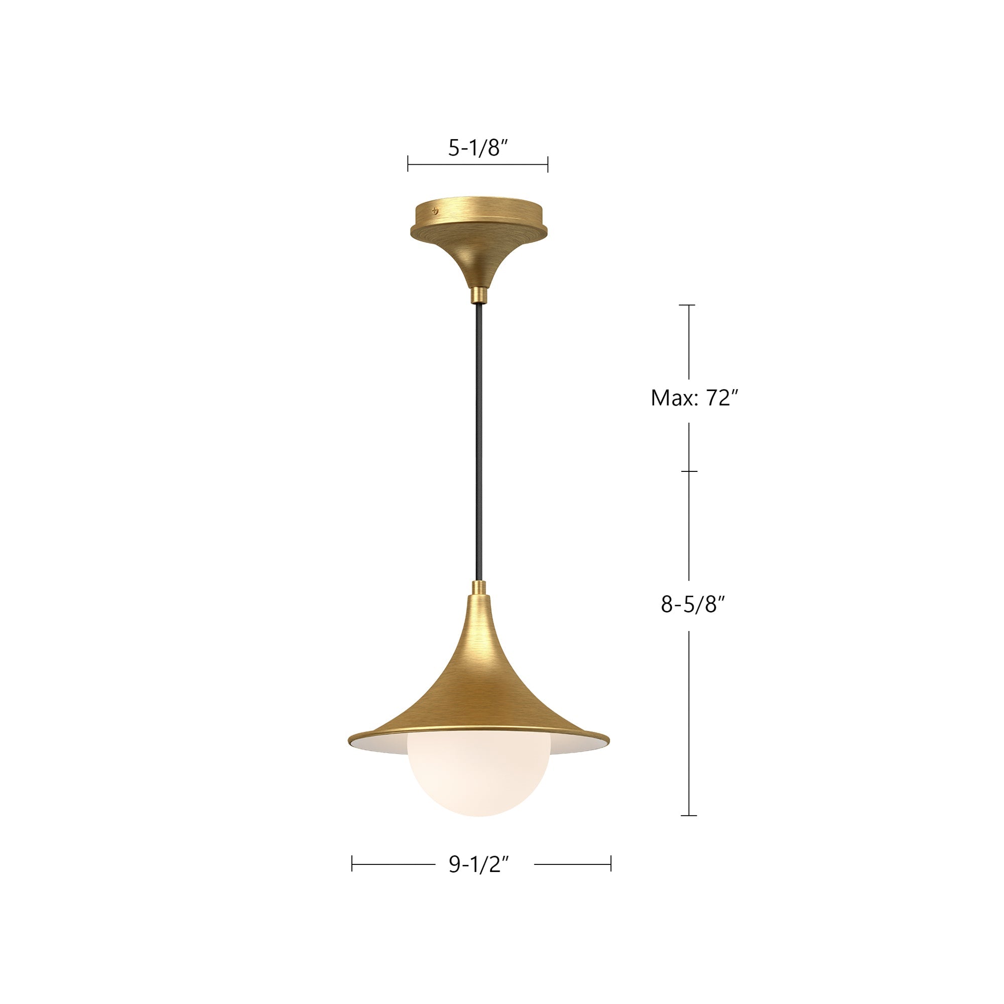 Fuji 9-in Pendant