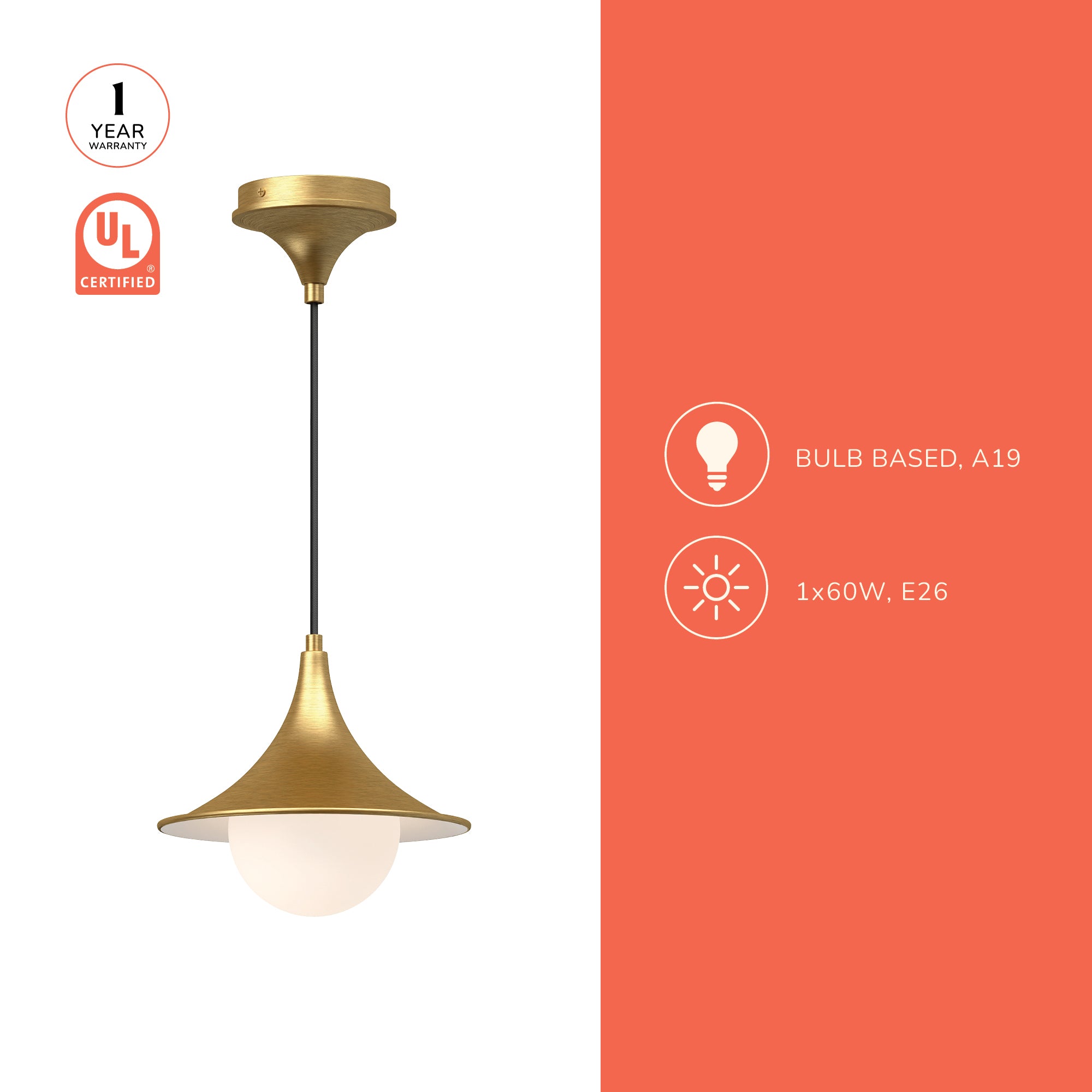 Fuji 9-in Pendant