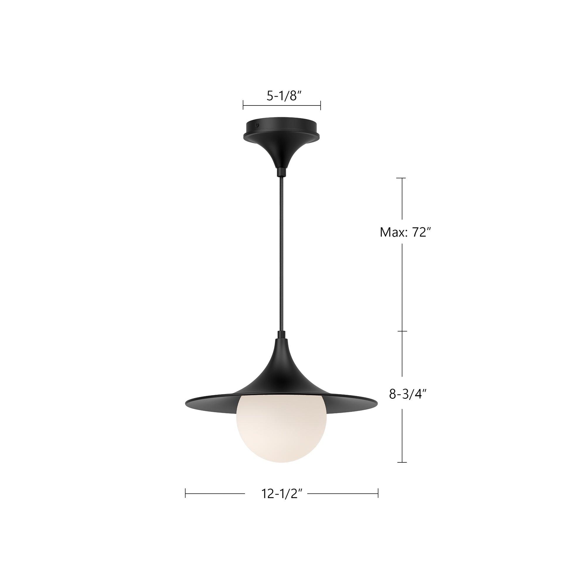 Fuji 12-in Pendant