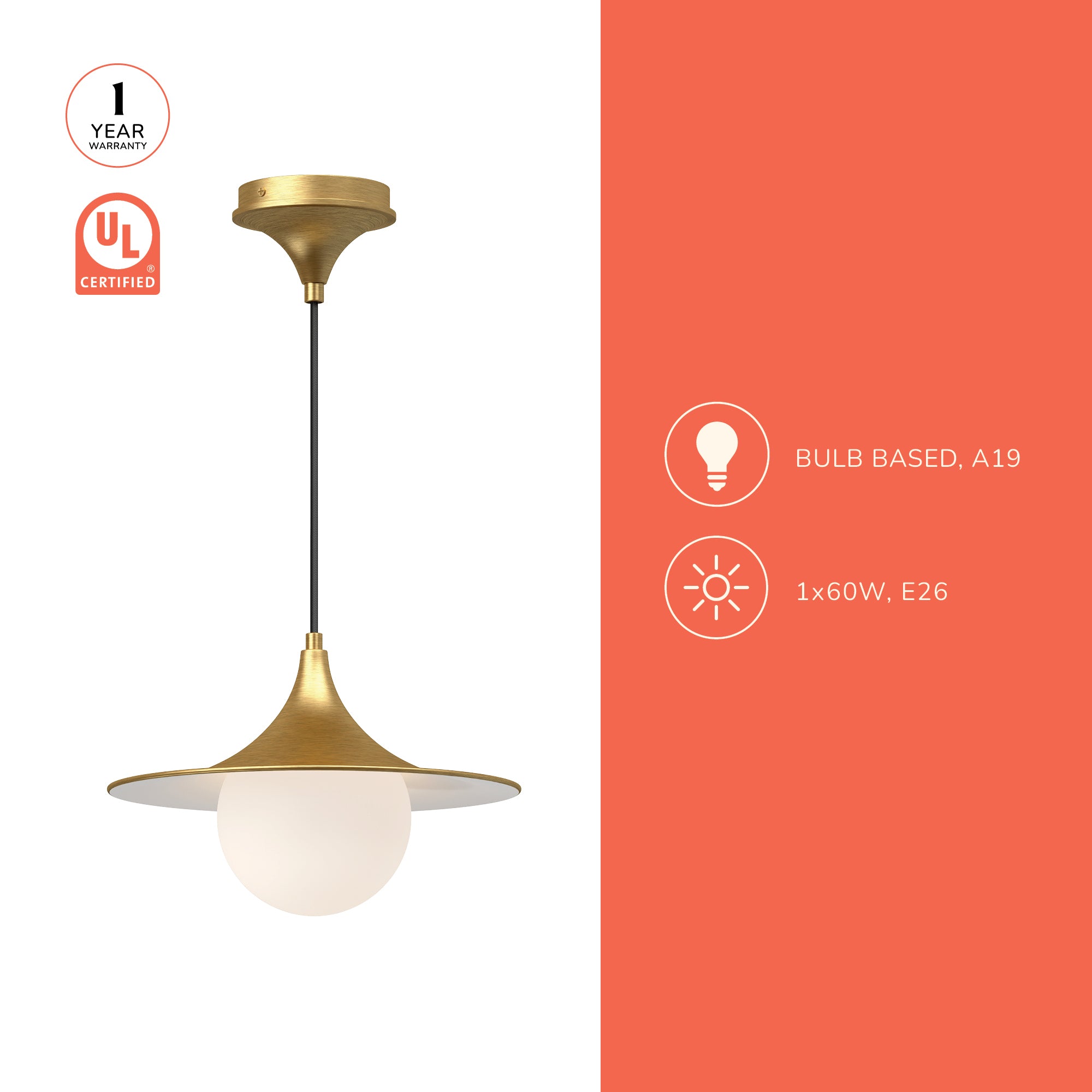 Fuji 12-in Pendant
