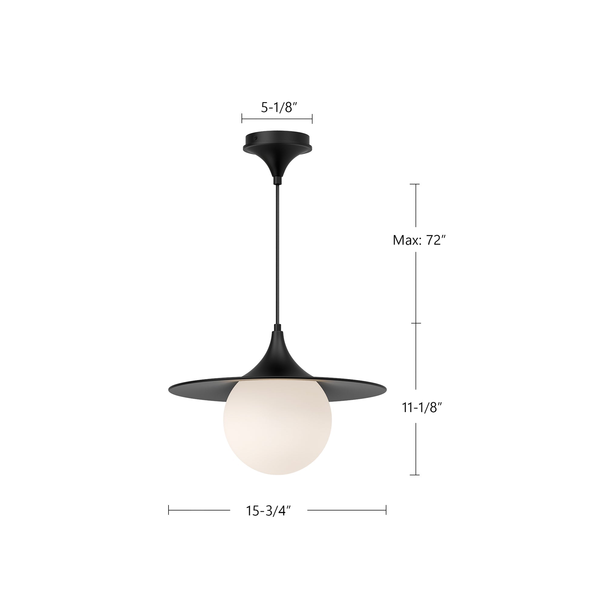 Fuji 16-in Pendant