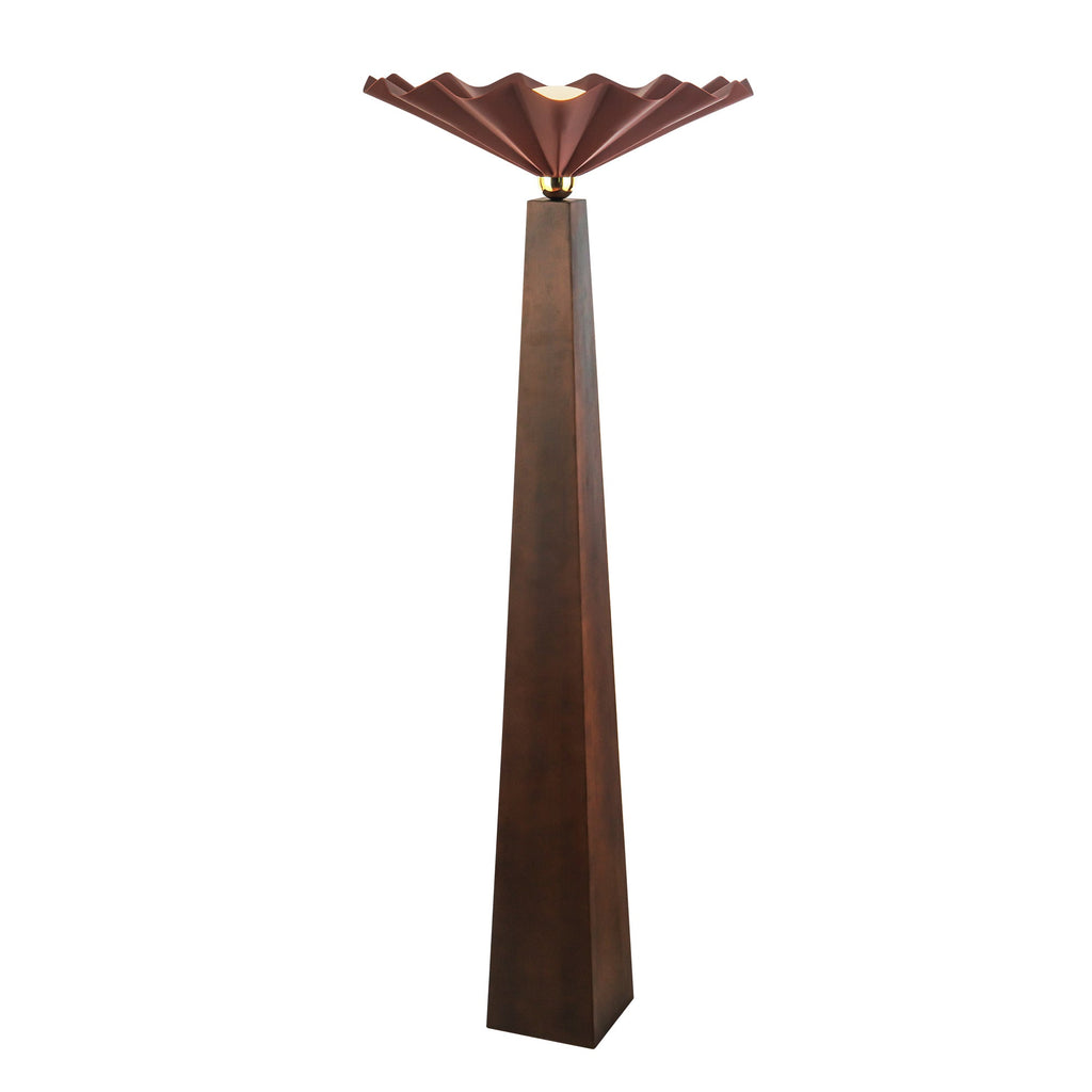 Furrow 64-in Floor Lamp — Burgundy