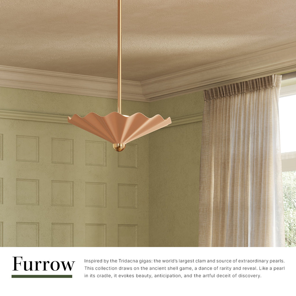 Furrow 16-in Pendant