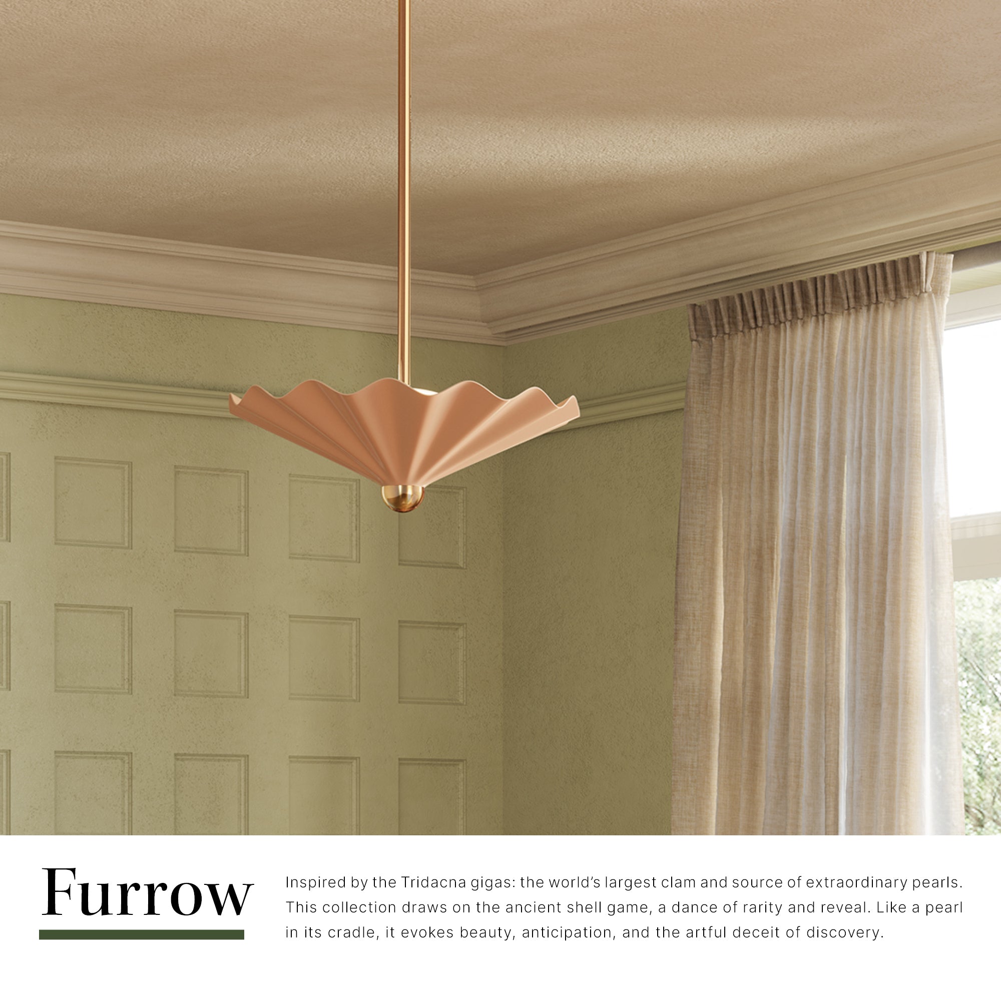 Furrow 16-in Pendant