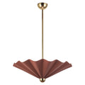 Furrow 25-in Pendant — Burgundy