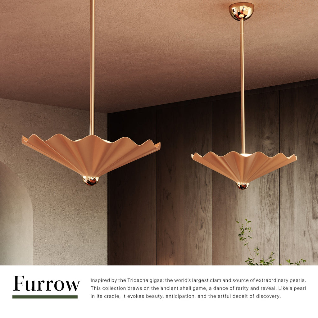 Furrow 25-in Pendant