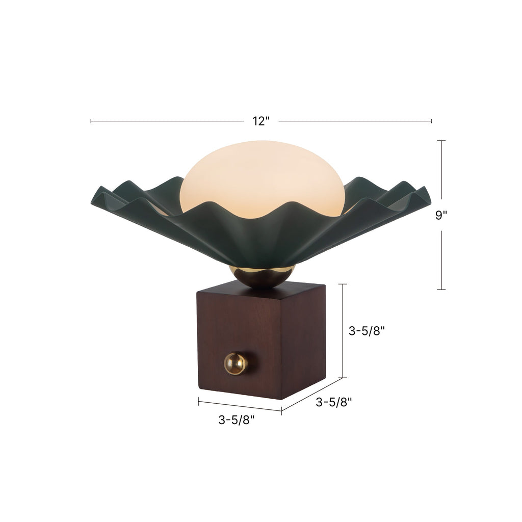 Furrow 12-in Table Lamp