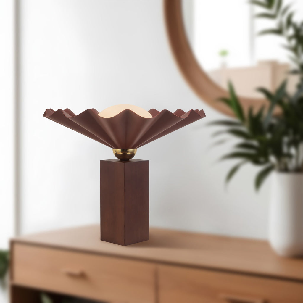 Furrow 16-in Table Lamp