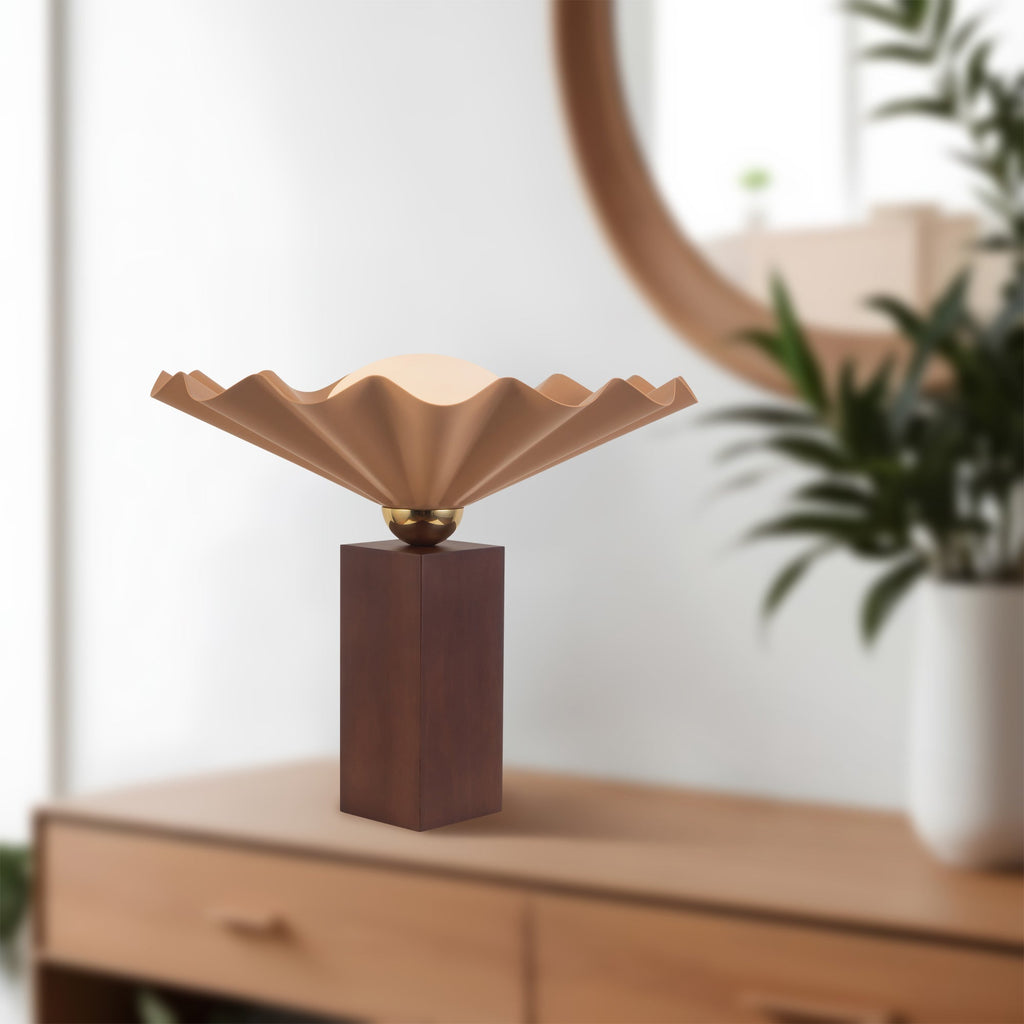 Furrow 16-in Table Lamp