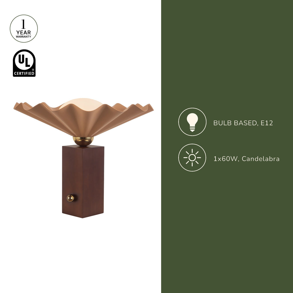 Furrow 16-in Table Lamp