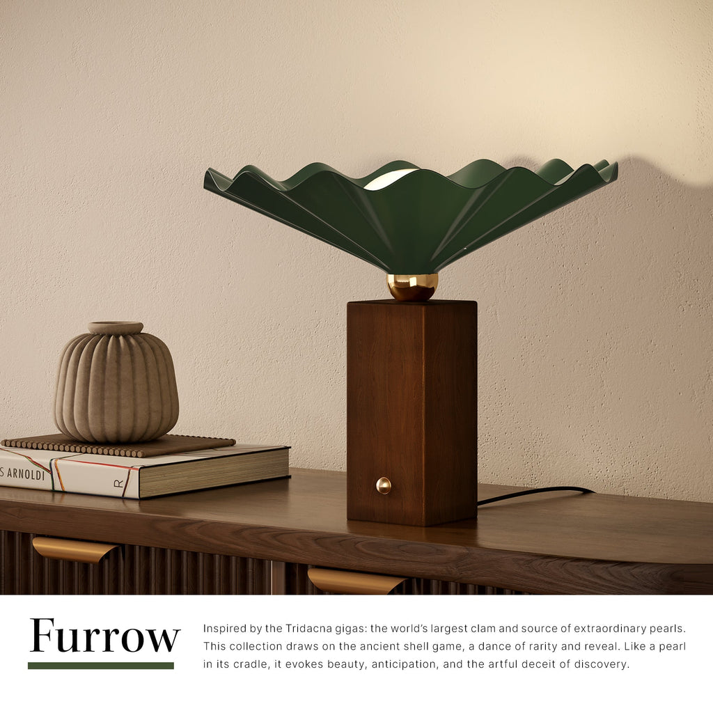 Furrow 16-in Table Lamp