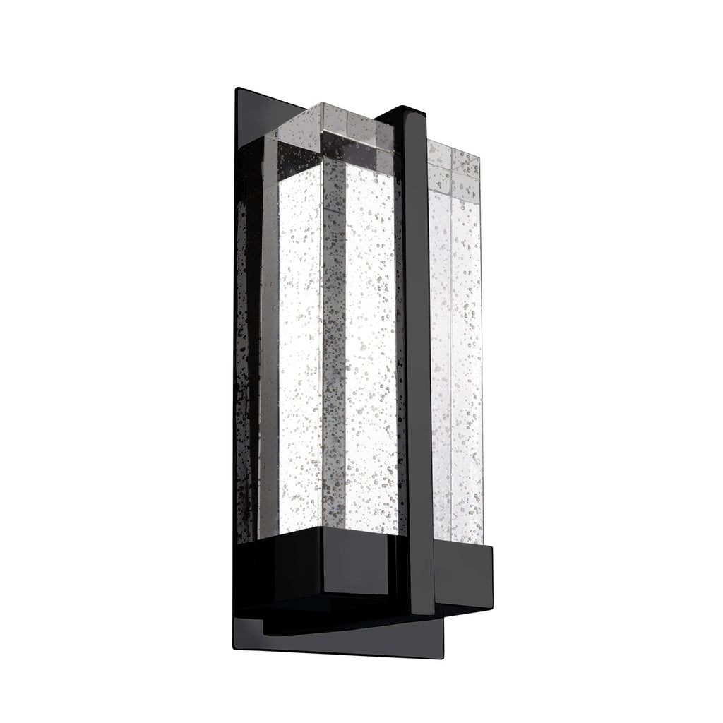Gable 12-in Wall Sconce — Black