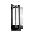 Gable 12-in Wall Sconce — Black