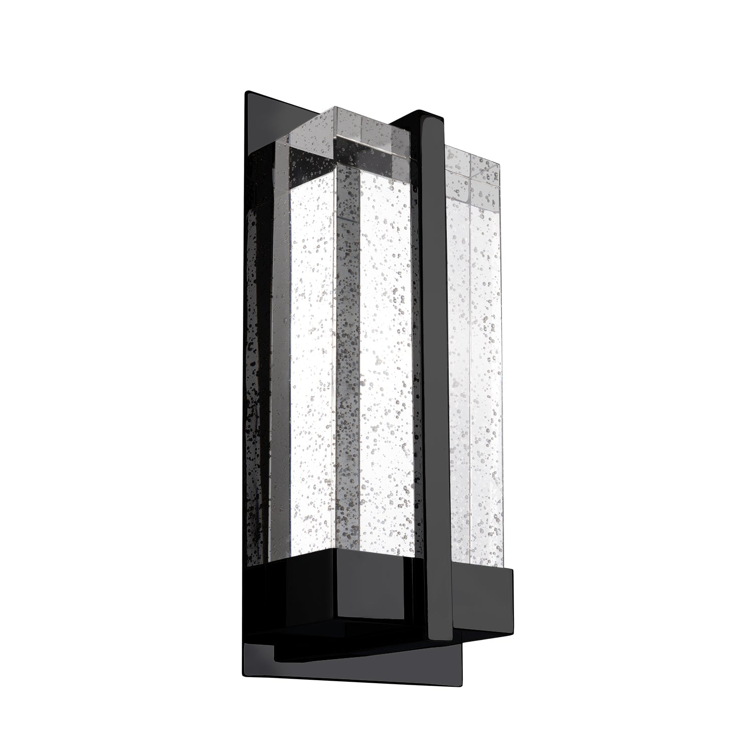 Gable 12-in Wall Sconce — Black