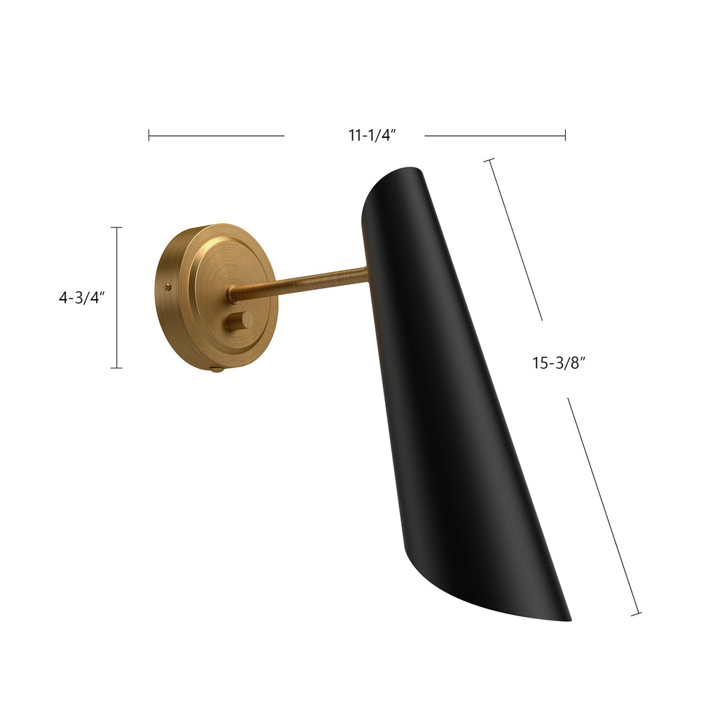 Gabriel 5-in Wall/Vanity Light