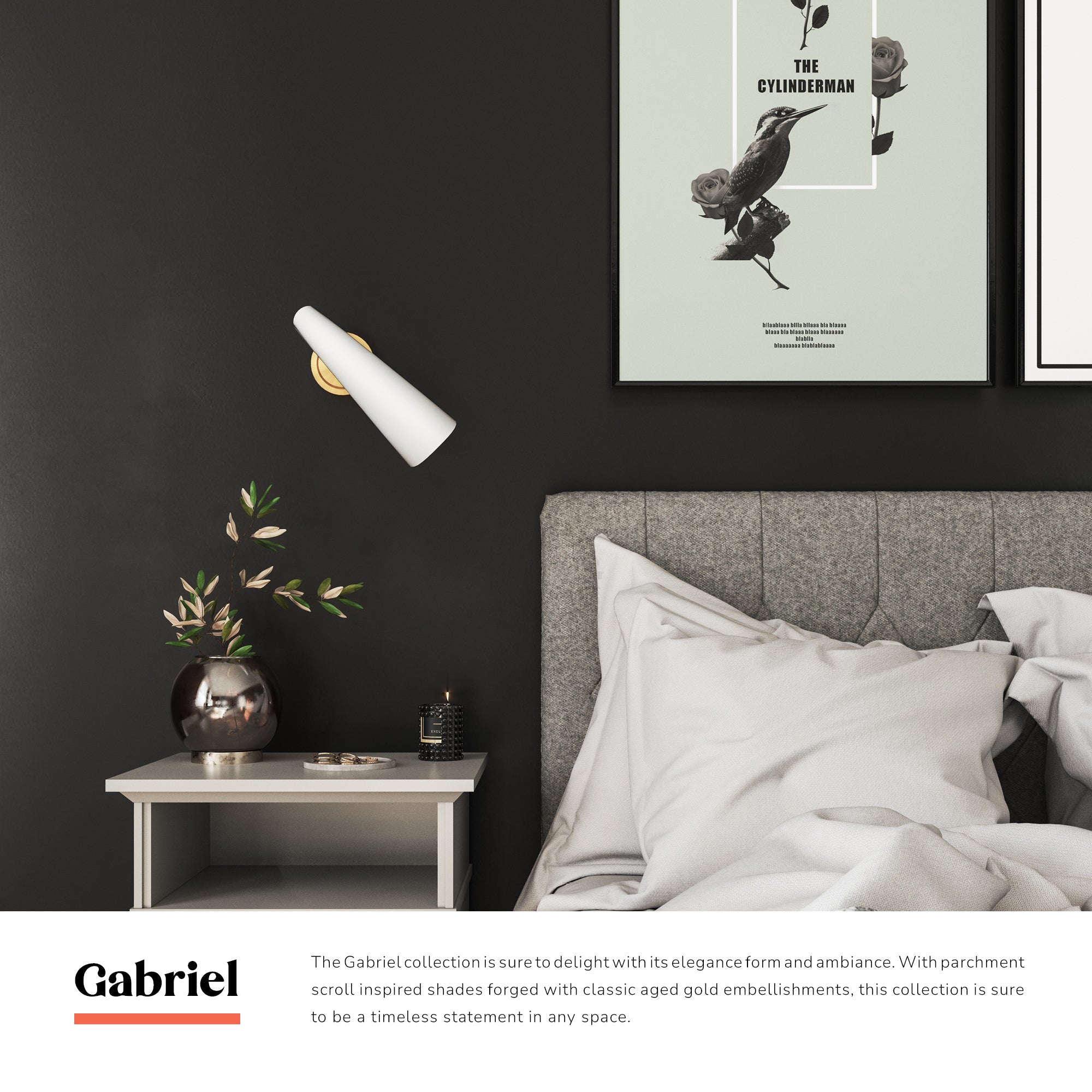 Gabriel 5-in Wall/Vanity Light