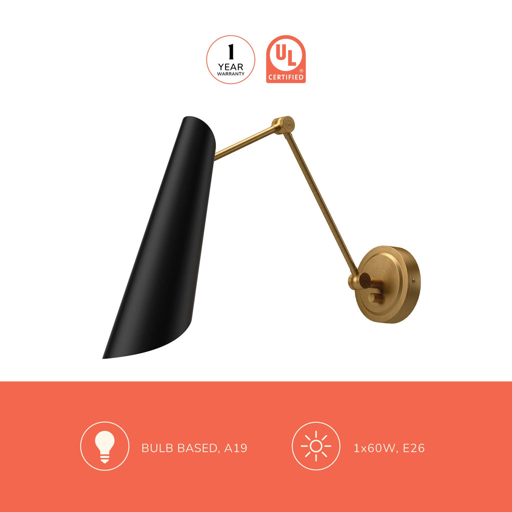 Gabriel 4-in Wall/Vanity Light