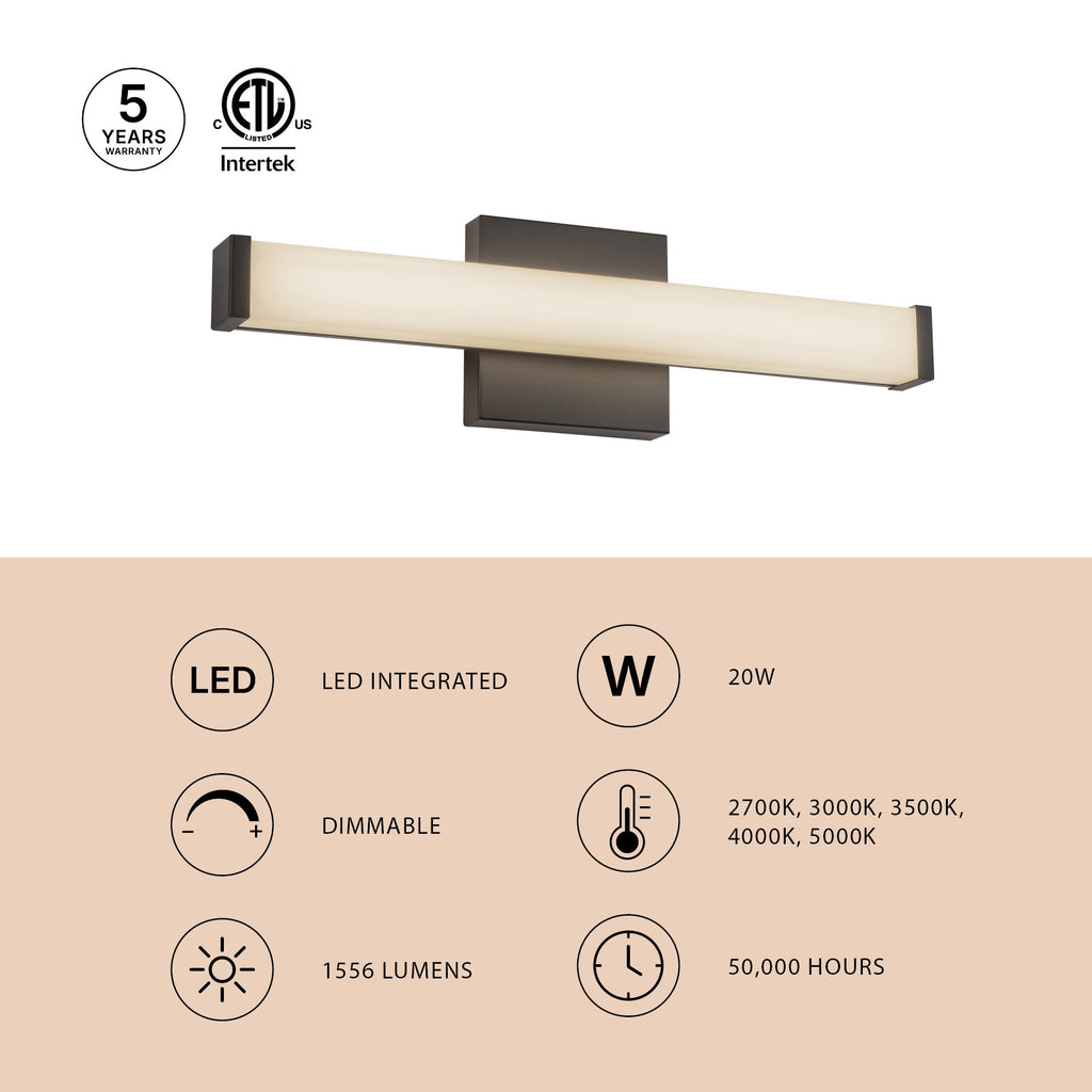 Geri 18-inch Wall/Vanity Light