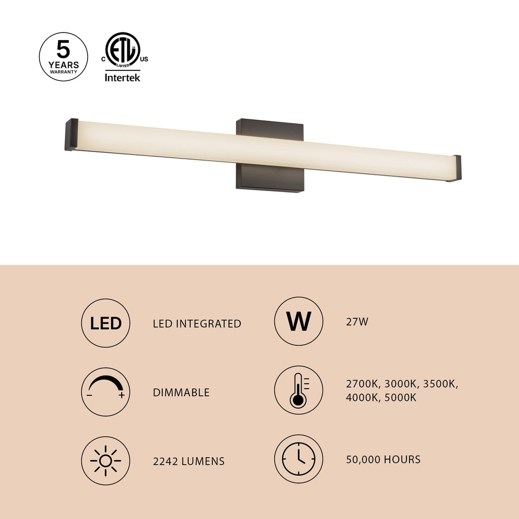 Geri 30-in Wall/Vanity Light