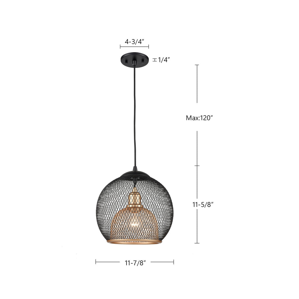 Gibraltar 12-in Pendant