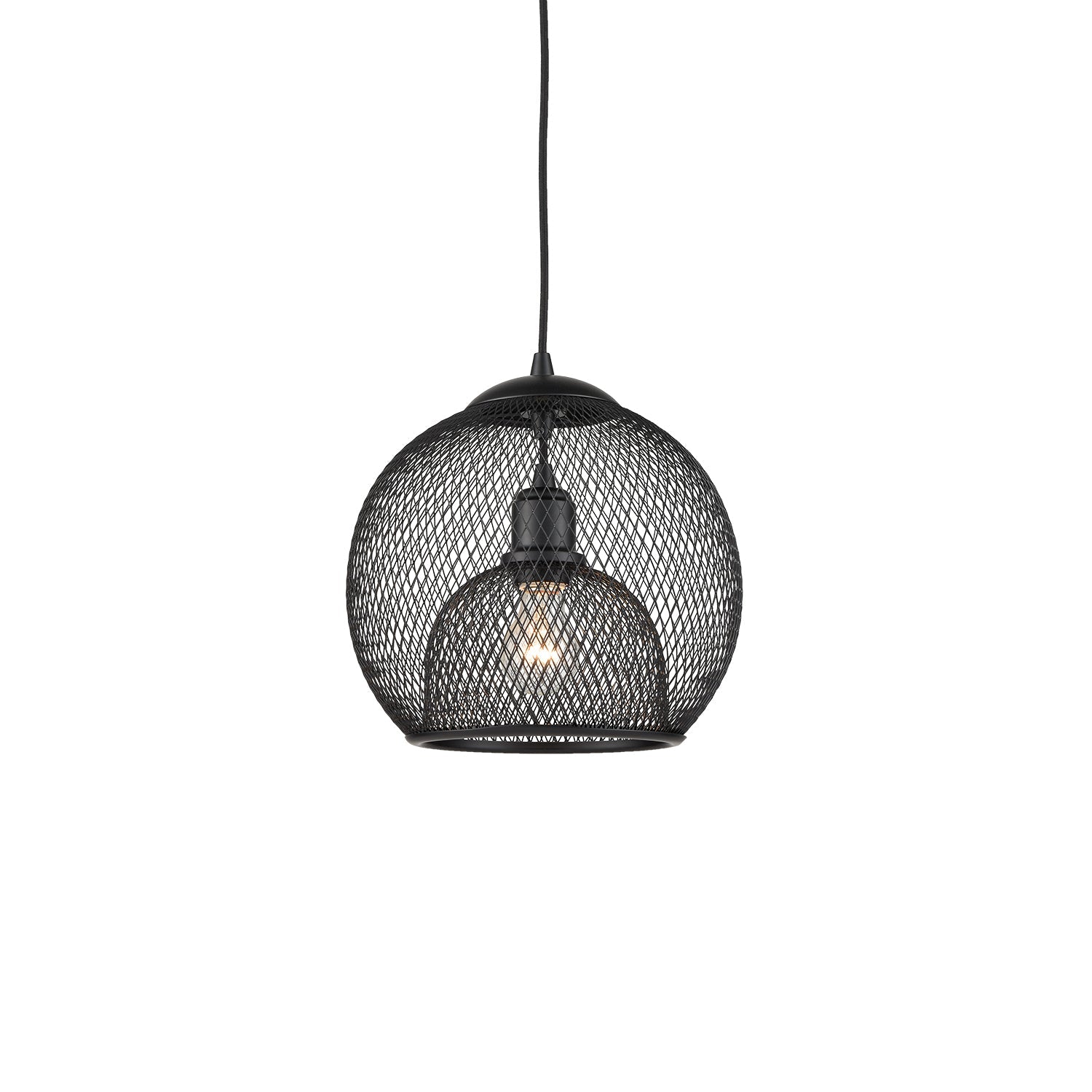 Gibraltar 12-in Pendant — Black