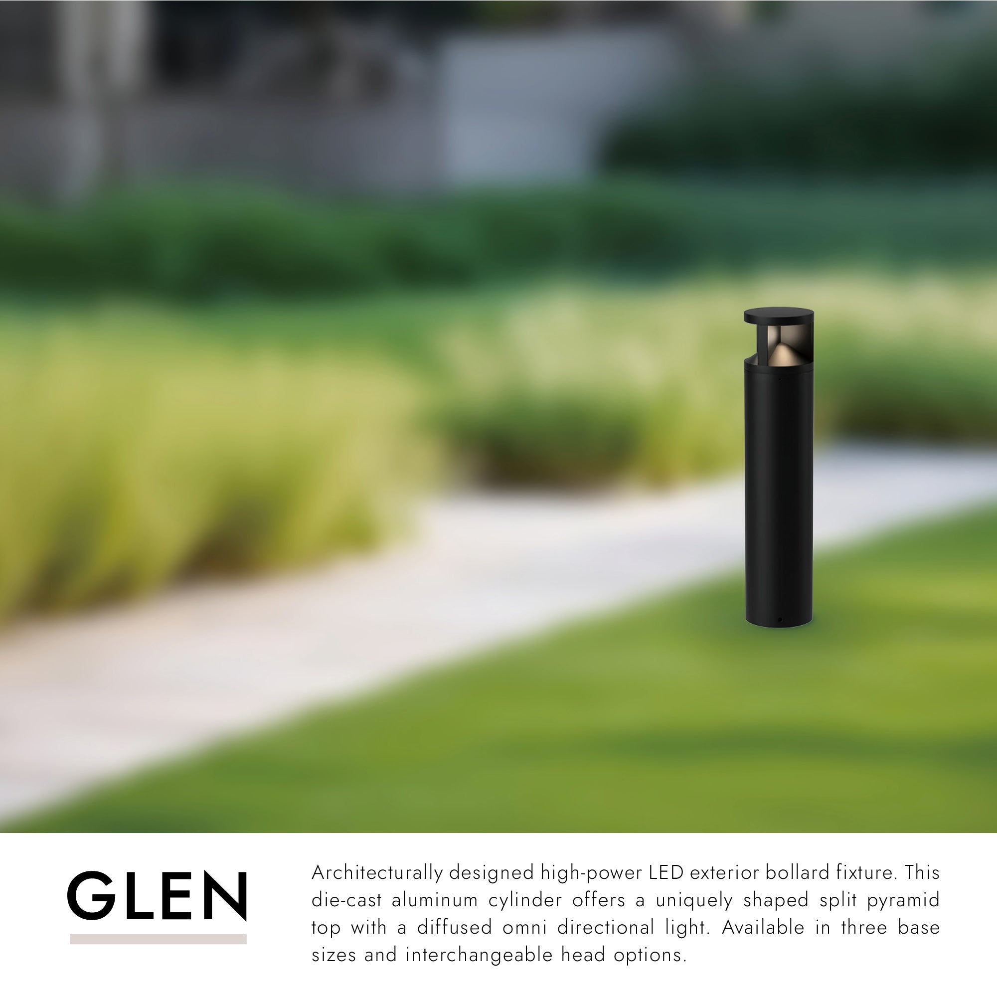 Glen 29-in Exterior Bollard