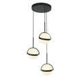 Globo 3 Head Multi Pendant — Matte Black [Universal Voltage]