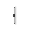 Gramercy 24-in Wall Sconce — Black [Universal Voltage]