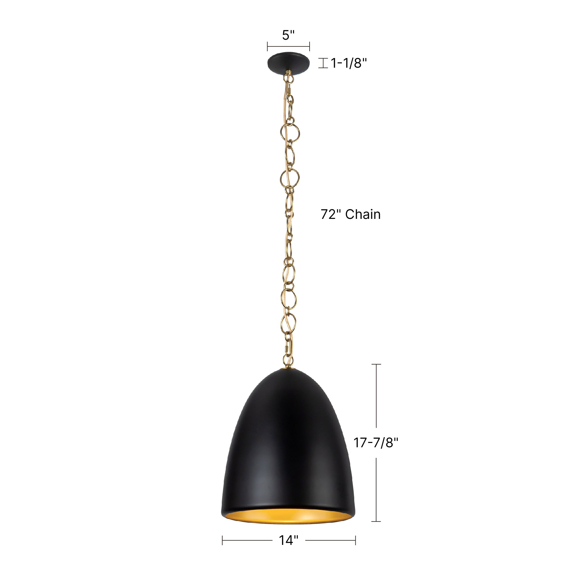Grant 14-in Pendant