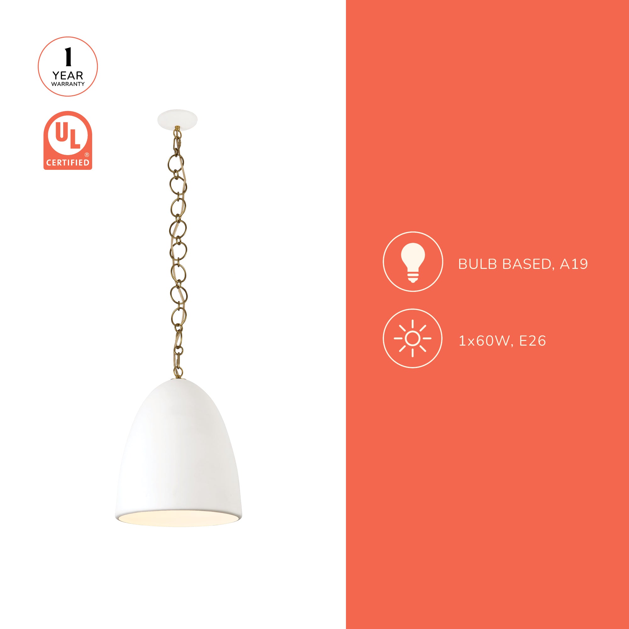 Grant 14-in Pendant