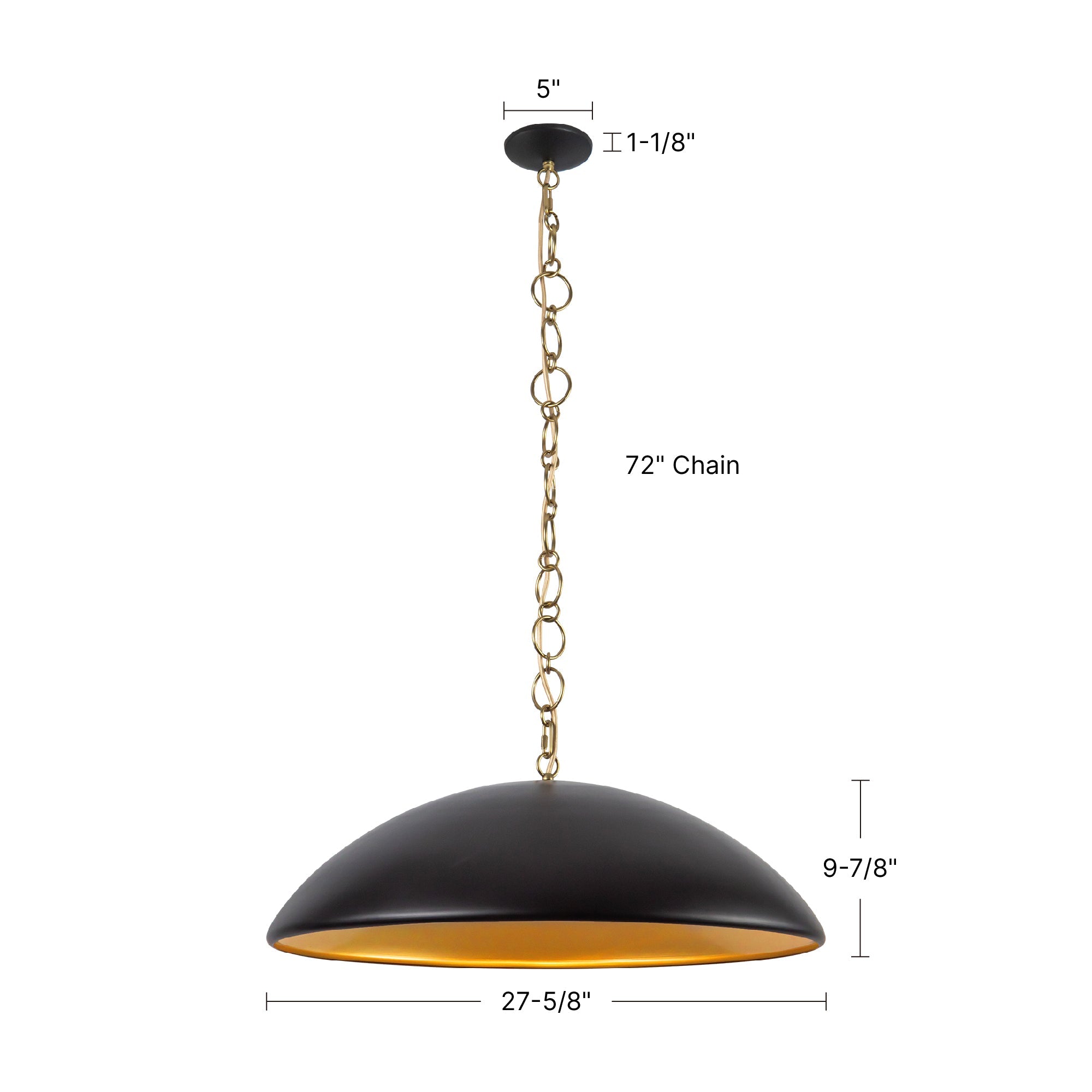 Grant 28-in Pendant